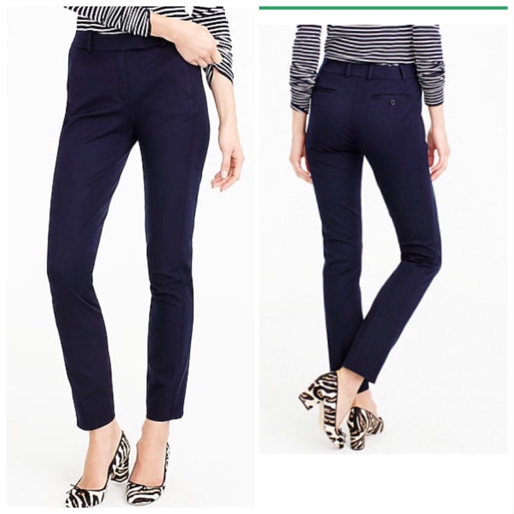 J. Crew Maddie pant in bi stretch cotton